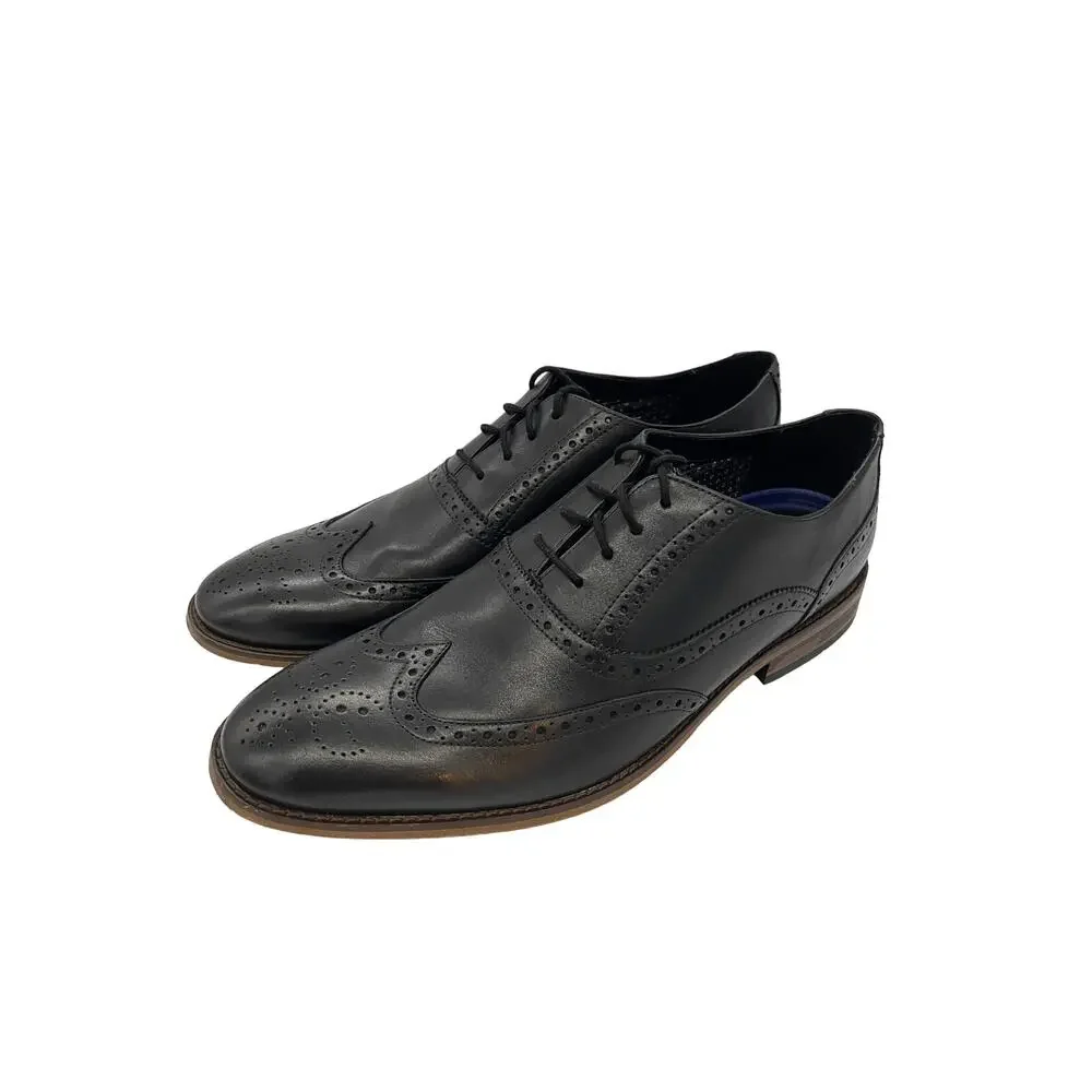 Bostonian Commonwealth Men's Black Wingtip Dress Shoes Size 11.5